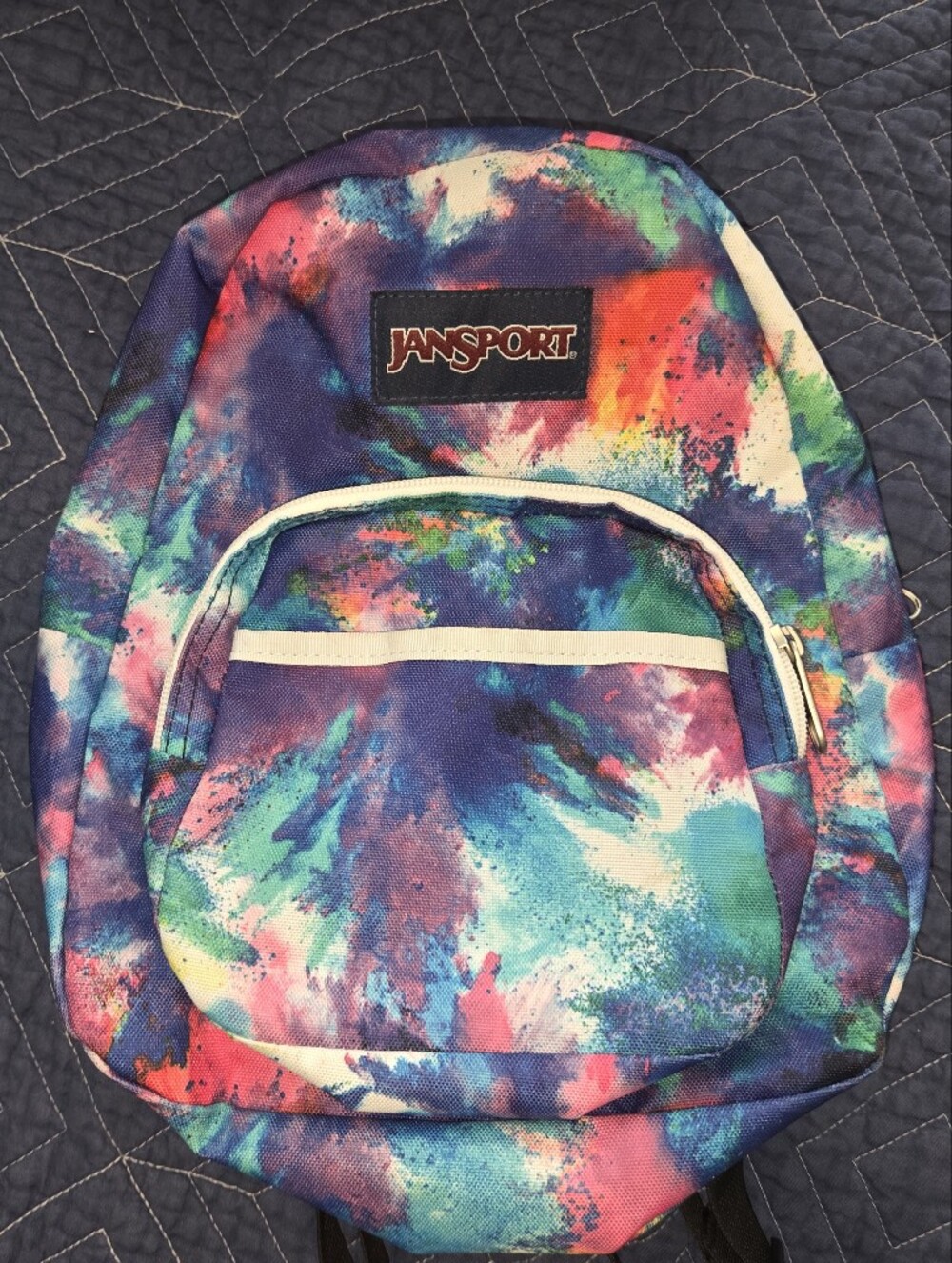 Jansport Mini Backpack in Rainbow Tie-Dye